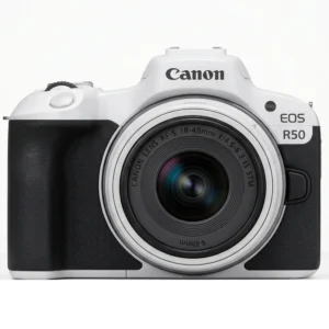 Canon EOS R50 White Mirrorless Camera