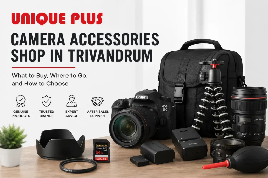 best Camera Accessories Shop in Trivandrum
