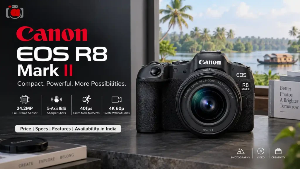 Canon EOS R8 Mark II full-frame mirrorless camera